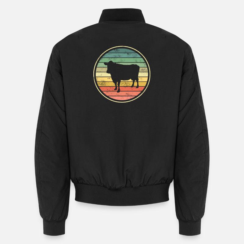 Vache Vaches - Bomber unisexe - noir