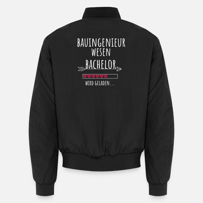 Bauingenieurwesen Bachelor Studium Geschenk Unisex Bomberjacke