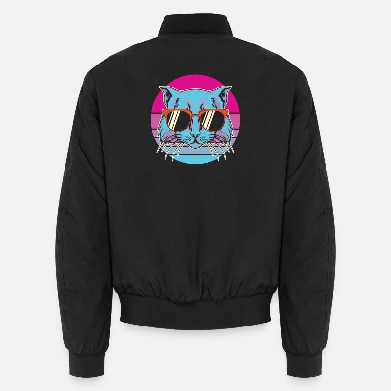 Katze, Katze also, ich liebe Katzen Unisex Bomberjacke