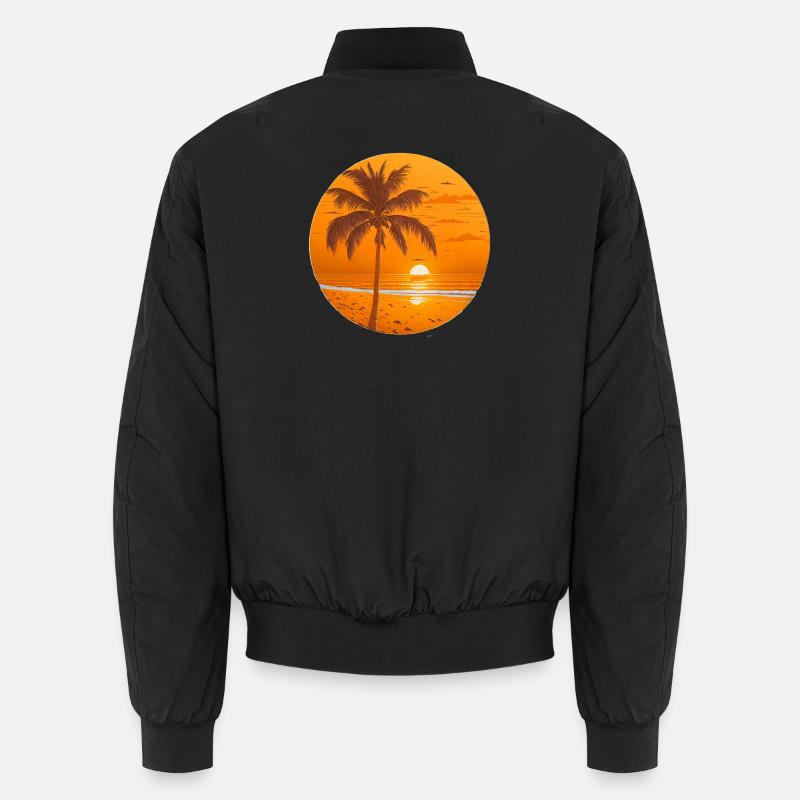 Coucher de soleil Bomber unisexe