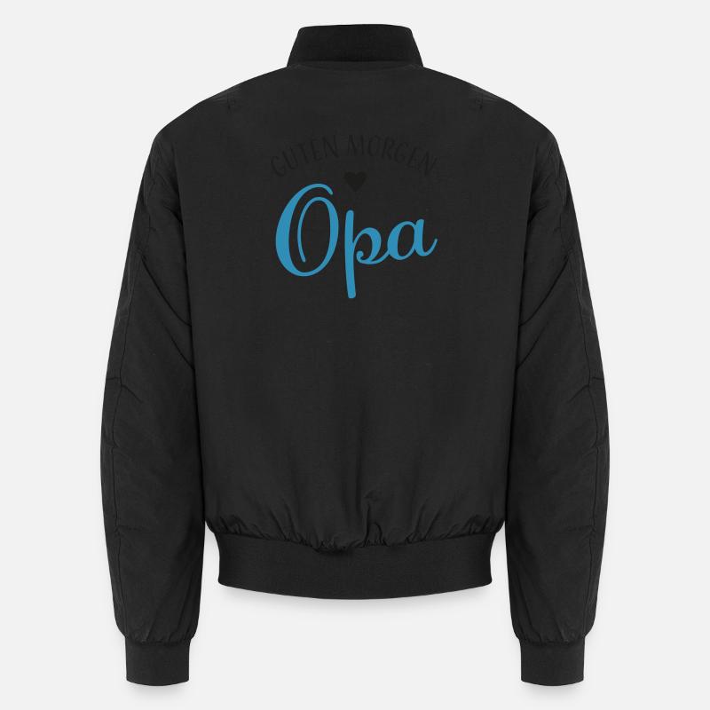 Guten Morgen Opa Unisex Bomberjacke