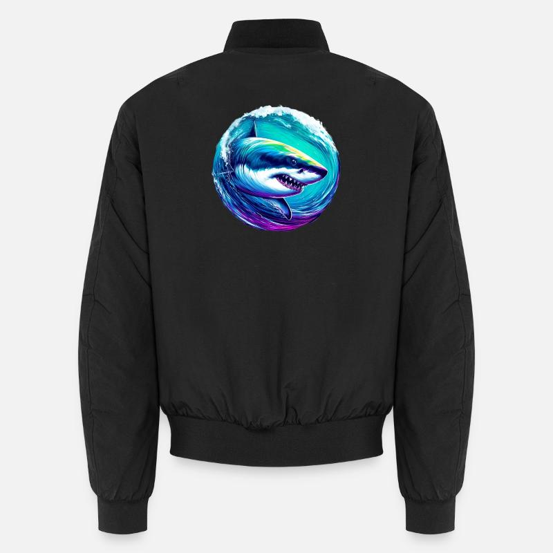 Requin blanc Bomber unisexe