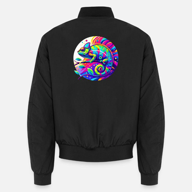 Chameleon - Unisex Bomber Jacket - black