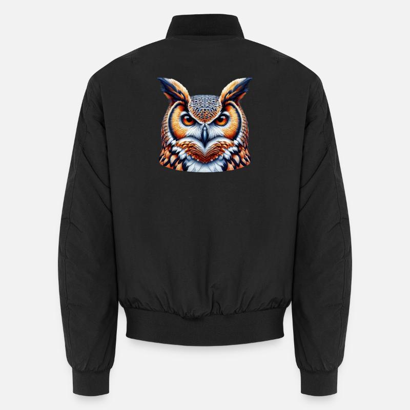 Eule Unisex Bomberjacke