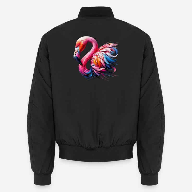 Flamant - Bomber unisexe - noir