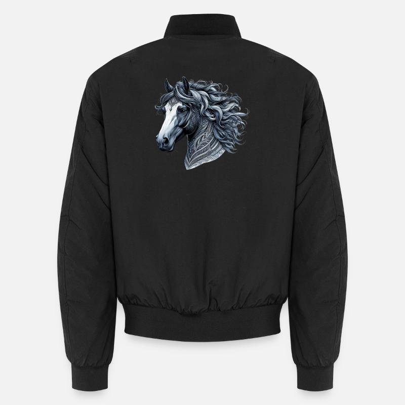 Cheval - Bomber unisexe - noir