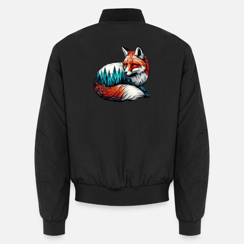Fox Unisex Bomber Jacket