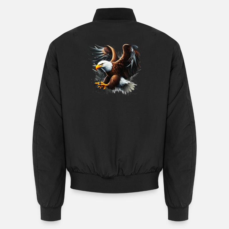 Adler - Unisex Bomberjacke - Schwarz