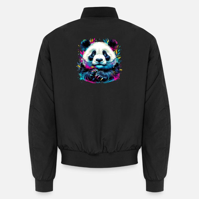 Panda Unisex Bomber Jacket
