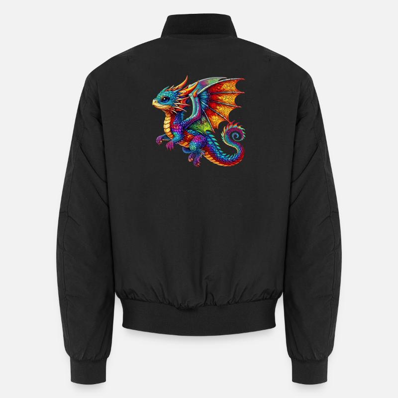 Dragon - Bomber unisexe - noir