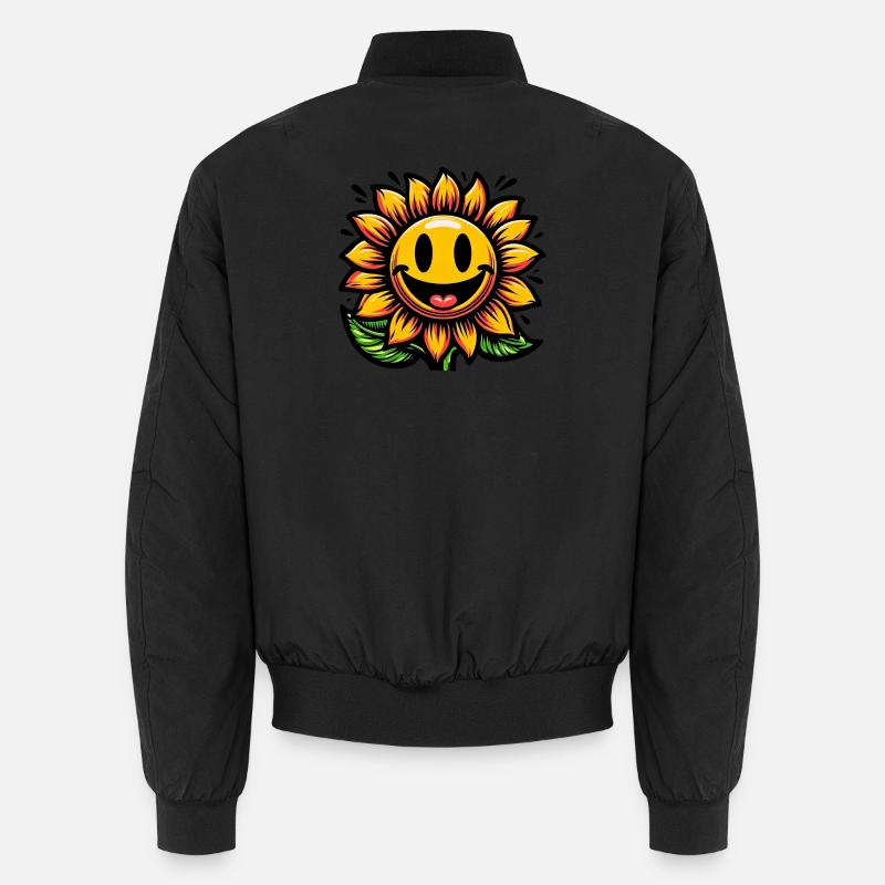 Tournesol - Bomber unisexe - noir
