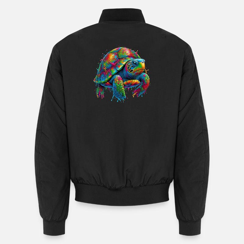 Tortue - Bomber unisexe - noir