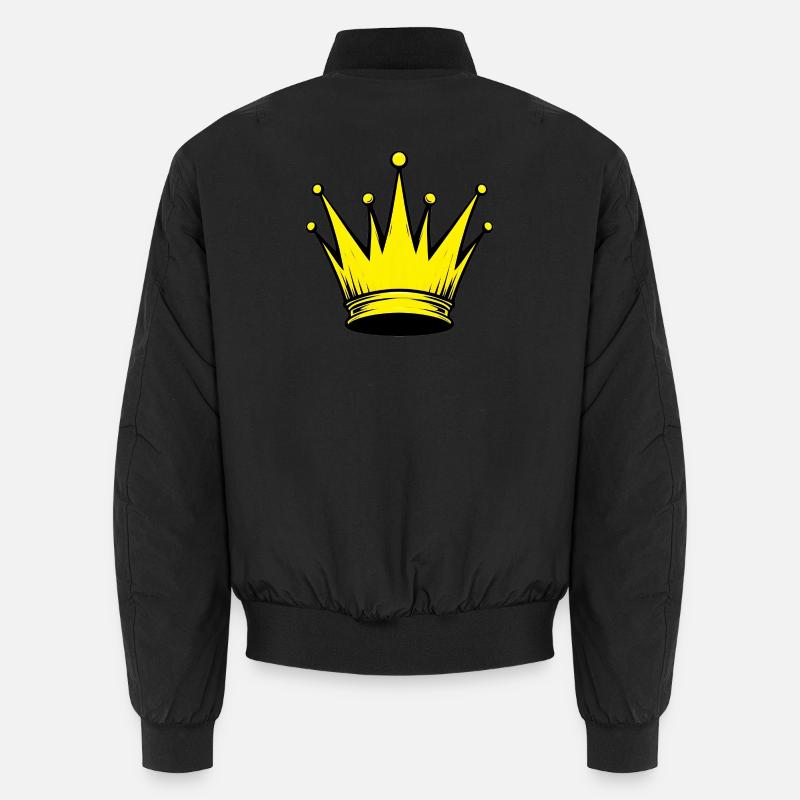 Goldene Krone Unisex Bomberjacke