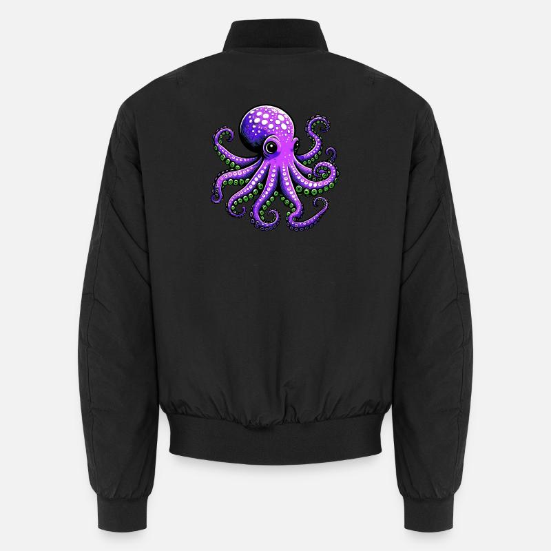 Octopus Unisex Bomber Jacket
