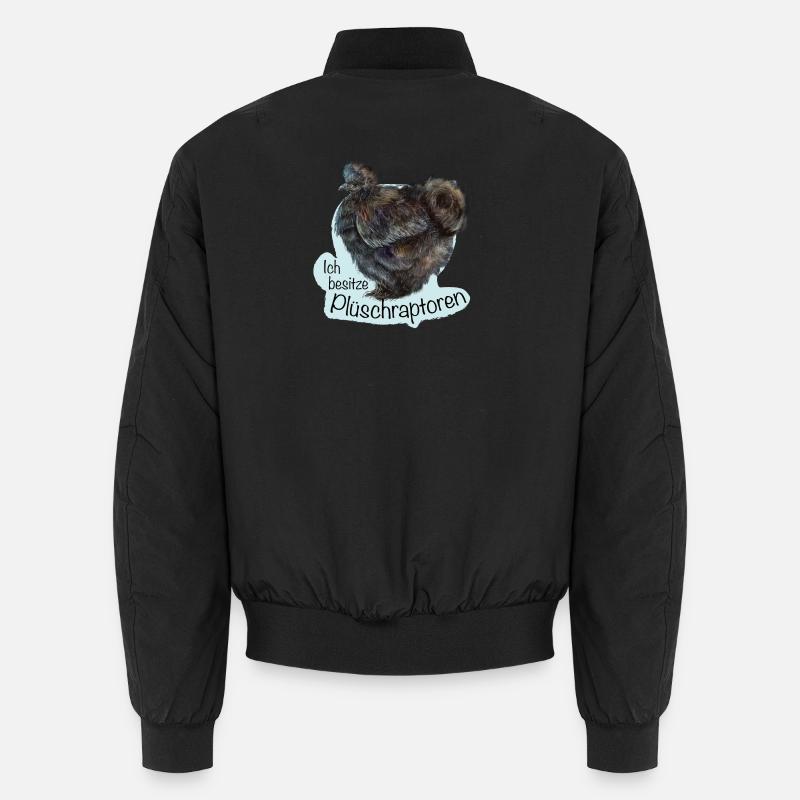 The Plush Raptors - Unisex Bomber Jacket - black