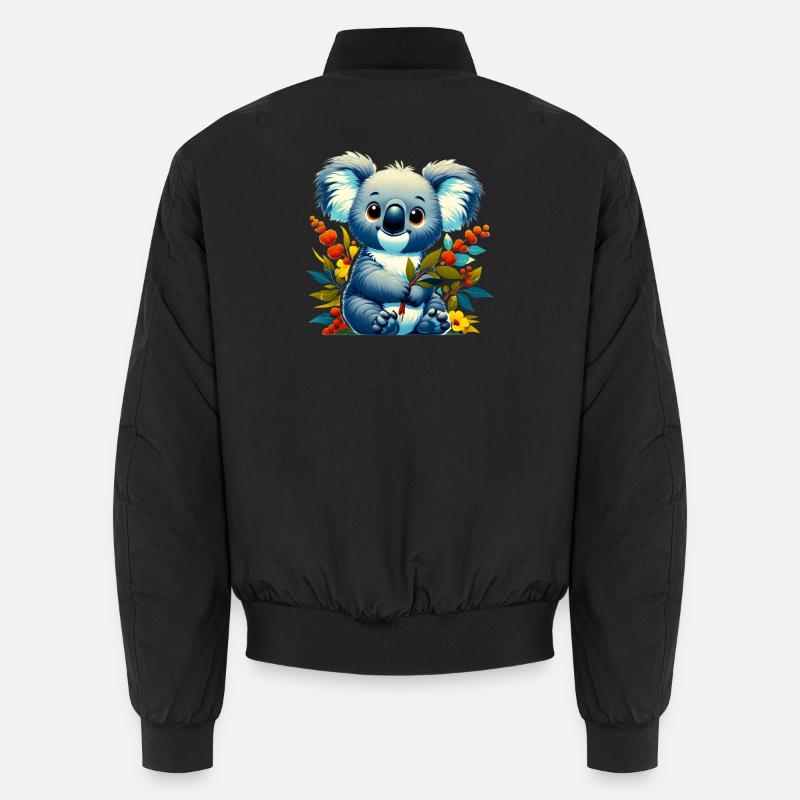 Koala - Bomber unisexe - noir