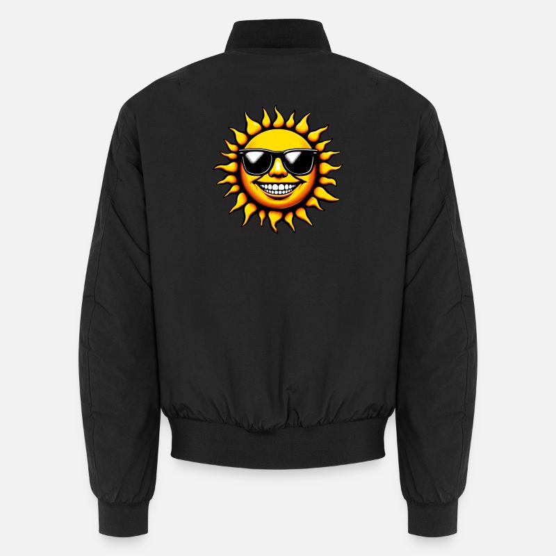 Sun with Sunglasses Unisex Bomber Jacket