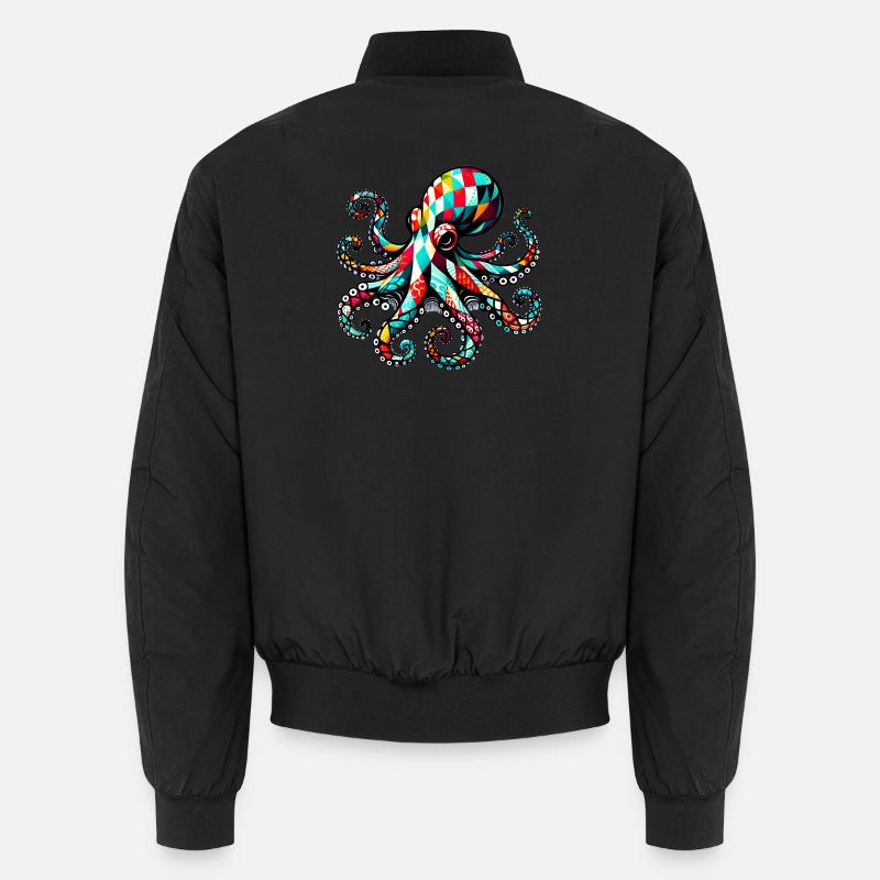 Pieuvre Bomber unisexe