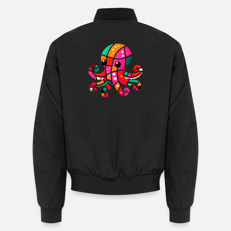Pieuvre Bomber unisexe