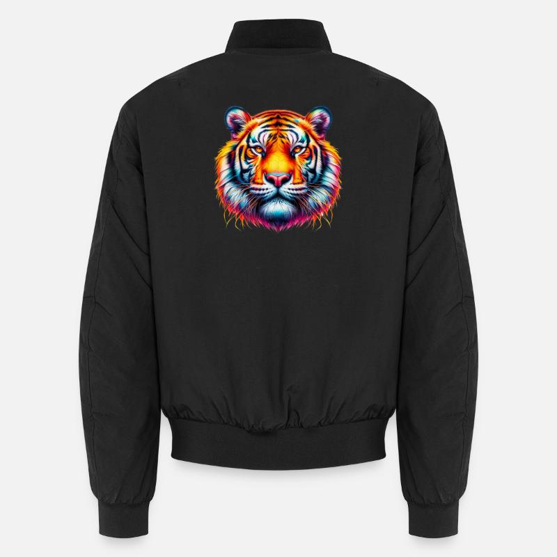 Tiger - Unisex Bomber Jacket - black