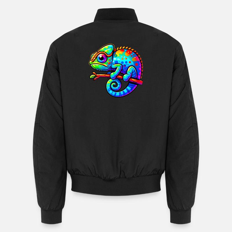 Caméléon - Bomber unisexe - noir