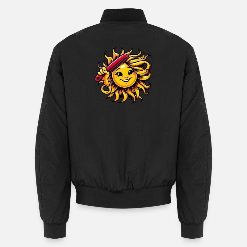 Soleil - Bomber unisexe - noir