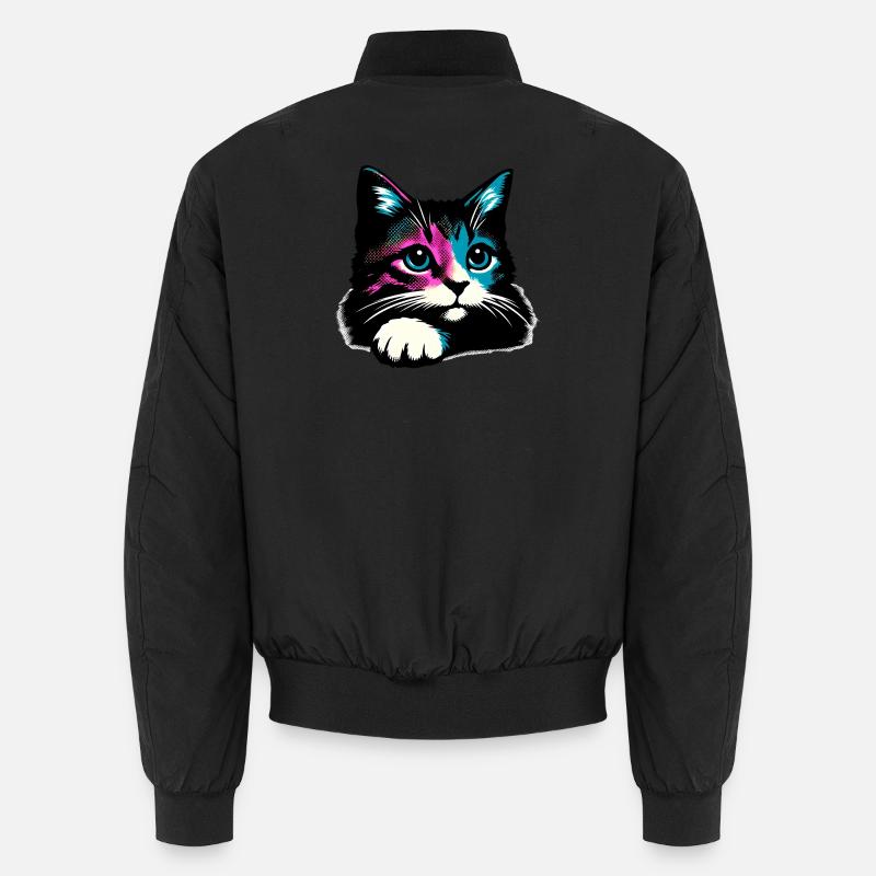 Katze Unisex Bomberjacke