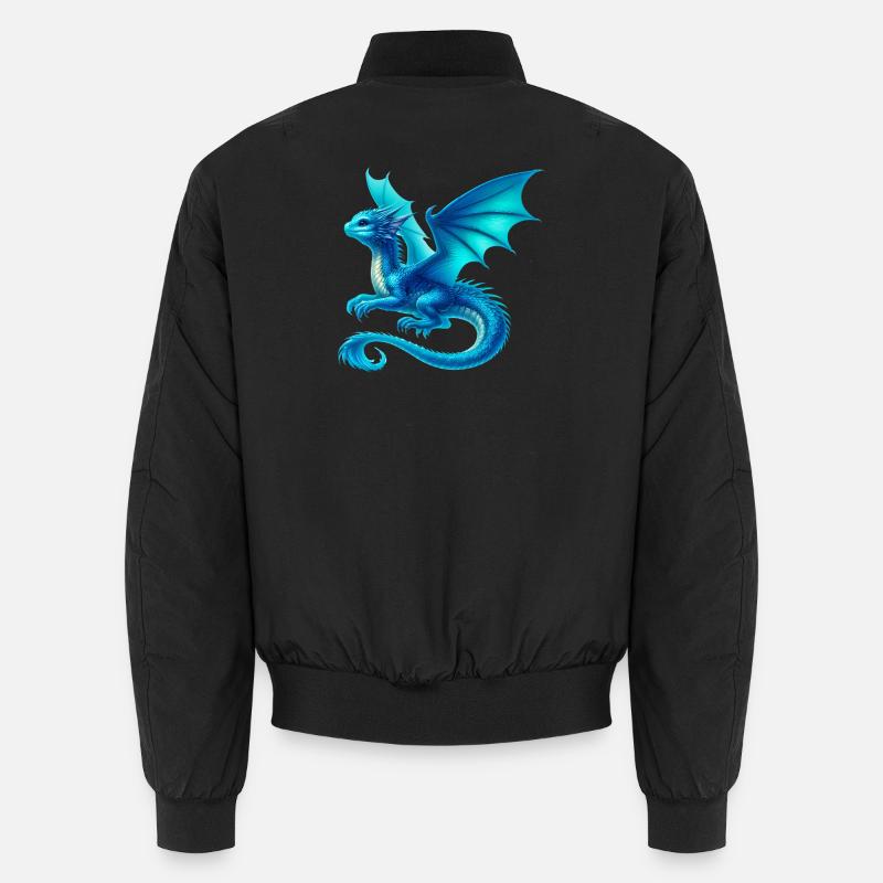 Drache - Unisex Bomberjacke - Schwarz