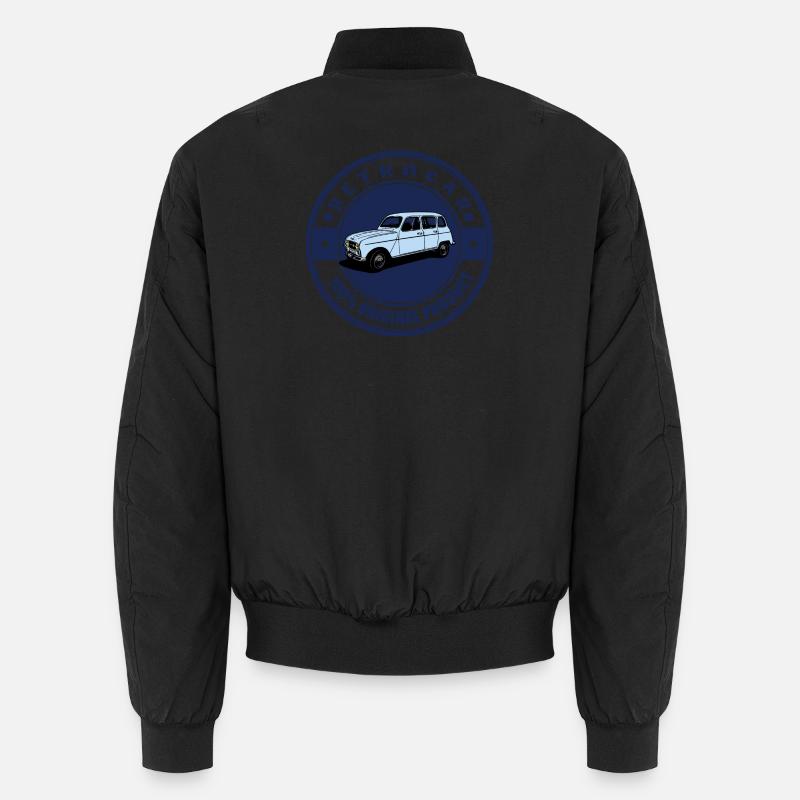 Retro-Auto - Unisex Bomberjacke - Schwarz