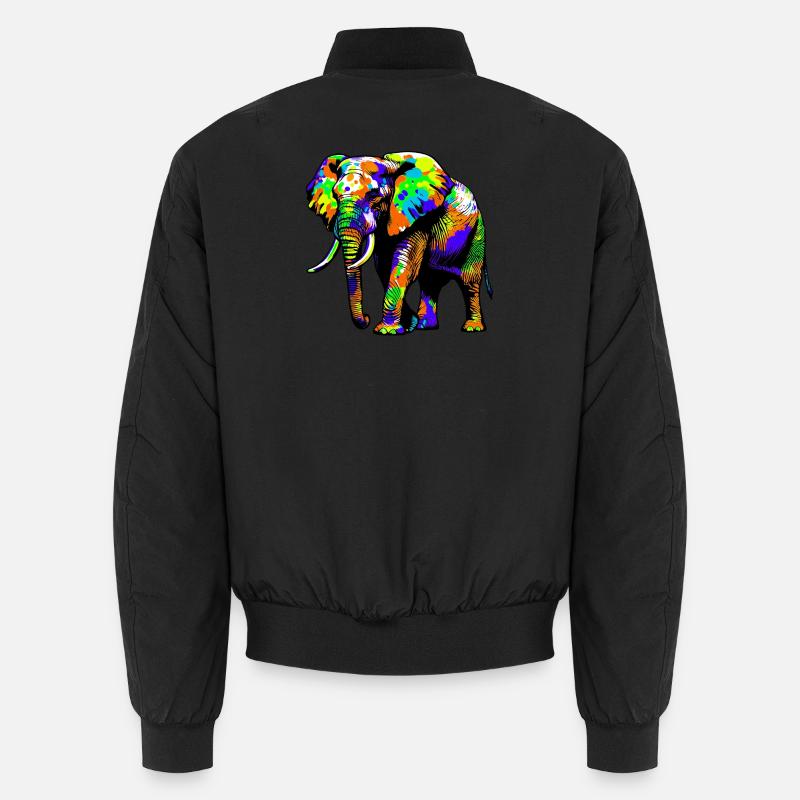 Elefant Unisex Bomberjacke