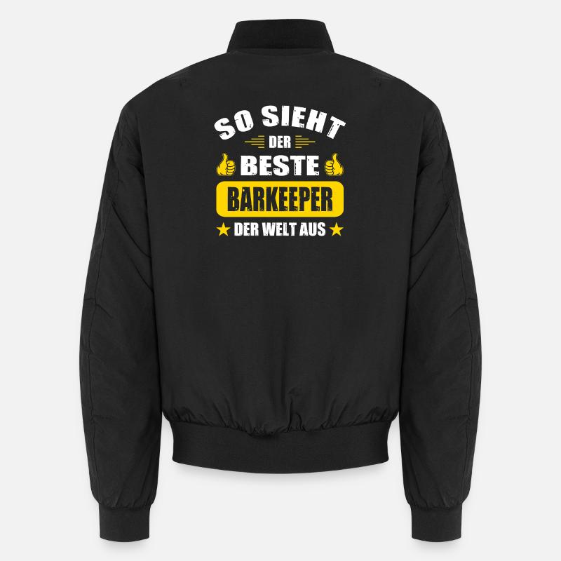 Barkeeper Geschenke Abschied Gastronomie Unisex Bomberjacke