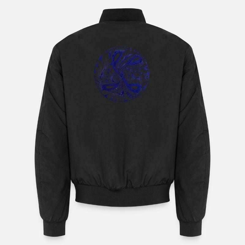 A design that connects – hand-painted by Martina Unisex Bomber Jacket