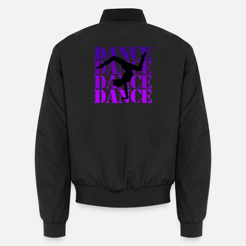Dance in Silhouette - Unisex Bomber Jacket - black