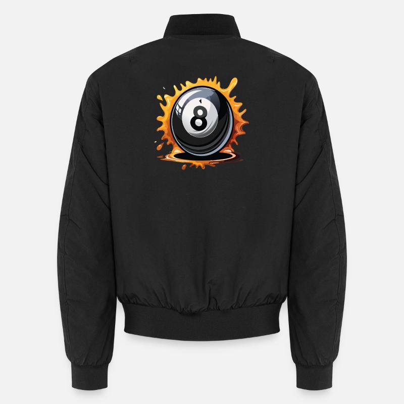 8ball - Unisex Bomber Jacket - black