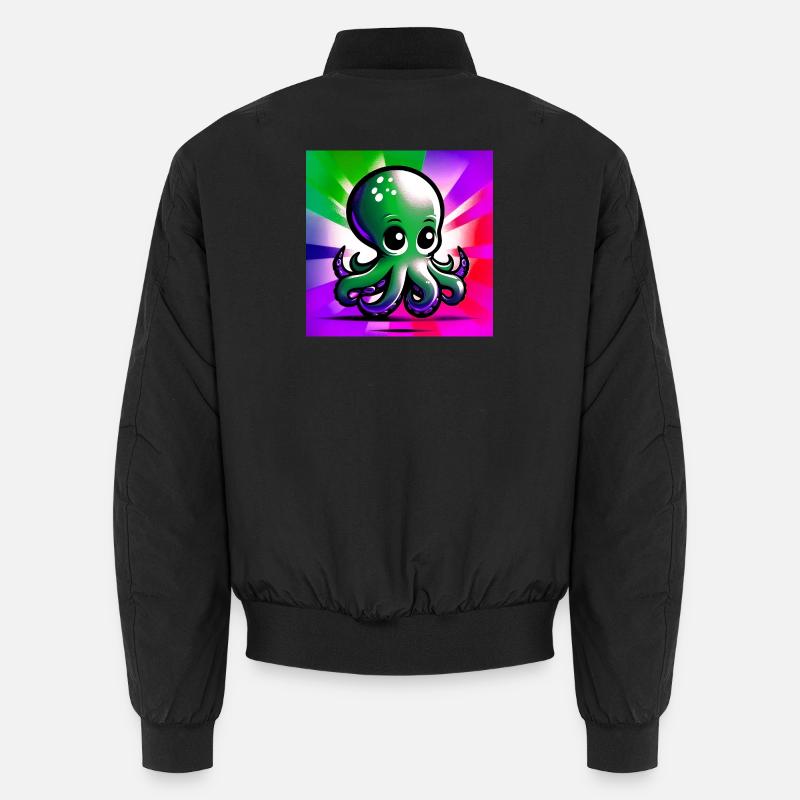Pieuvre Bomber unisexe