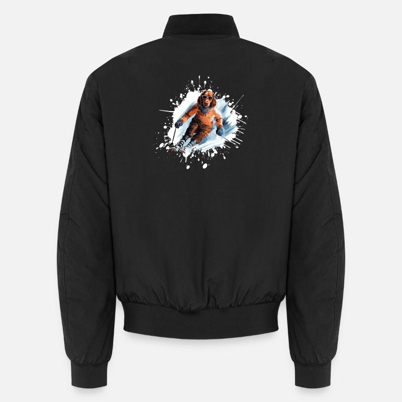 Teckel Chien Teckel Ski Ski Bomber unisexe