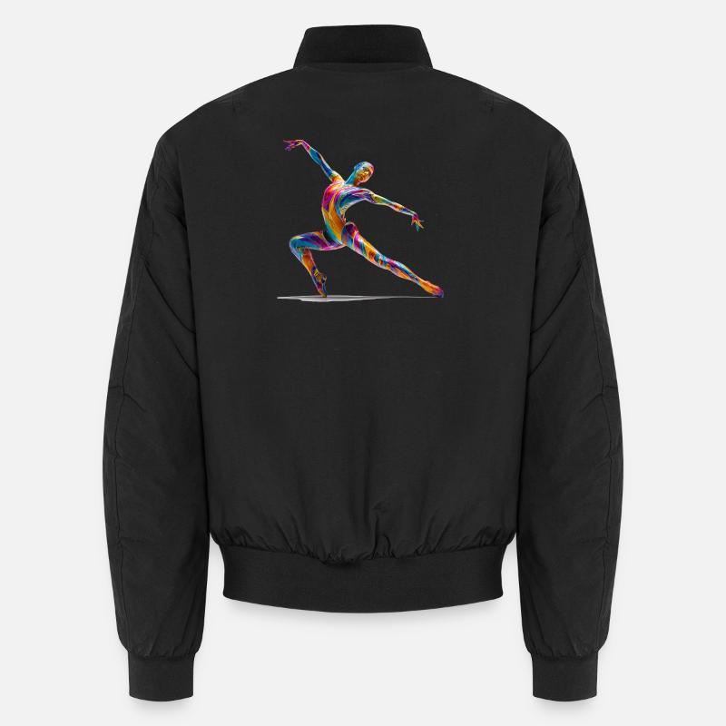 Explosion de couleurs danseuses en flux Bomber unisexe