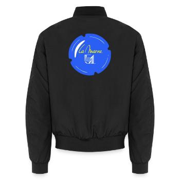 Capsule la Marne 51 - Bomber unisexe - noir - Dos - AI Model Male 185 light (185cm)