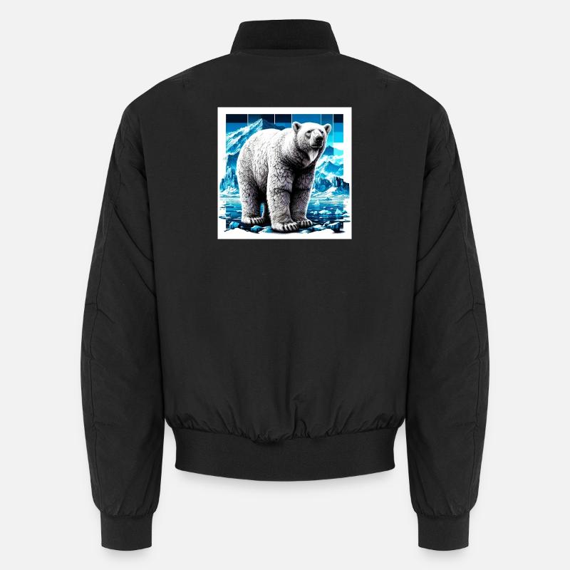 ours blanc Bomber unisexe