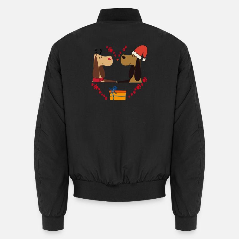  Weihnachtsglück Unisex Bomberjacke