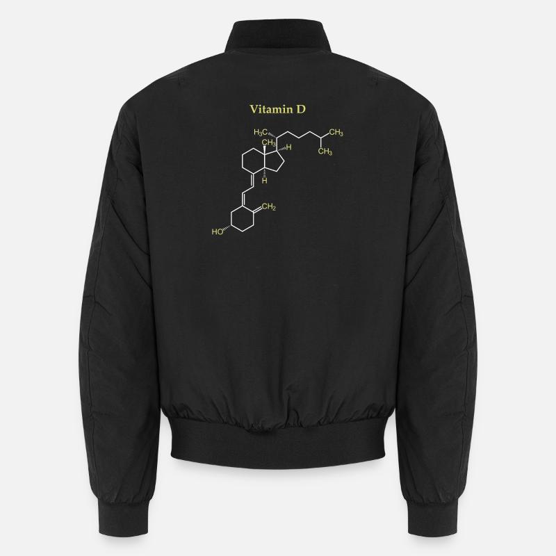 Structure Vitamine D - Bomber unisexe - noir