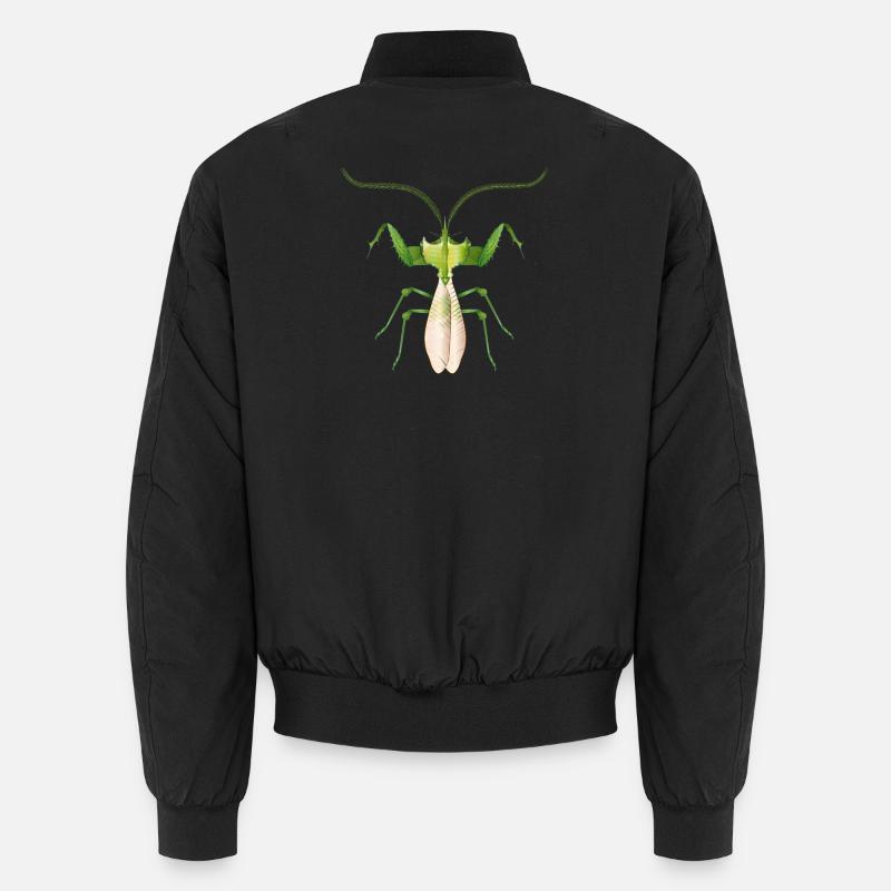 Insecte tropical en vert – Fleur du diable en filigrane Bomber unisexe