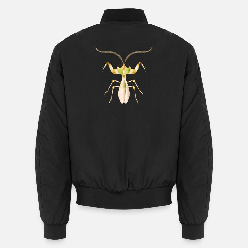 Insecte tropical doré – Fleur du diable exotique Bomber unisexe