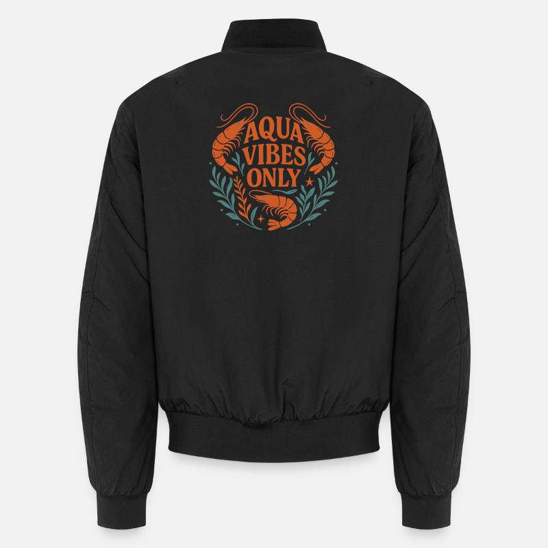 Aqua Vibes Only Unisex Bomberjacke