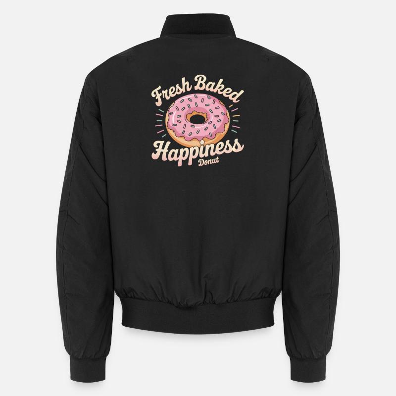 Fresh Baked Happiness – Donut Unisex Bomberjacke