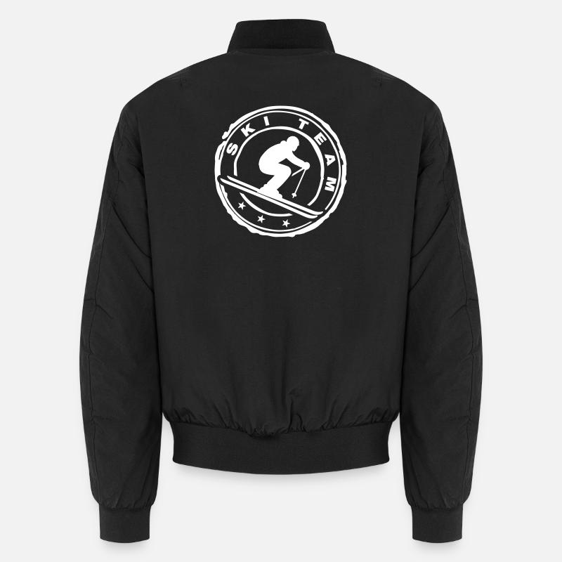 Ski Team Ski Sport - Unisex Bomber Jacket - black