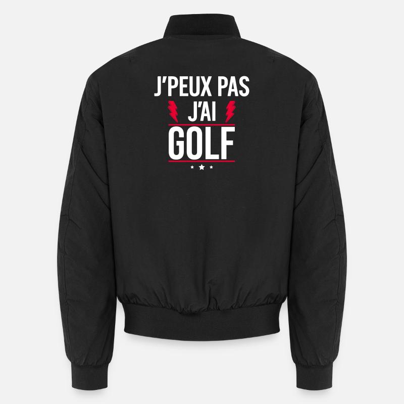 I Can't I Have Golf Humor Golf Unisex Bomber Jacket