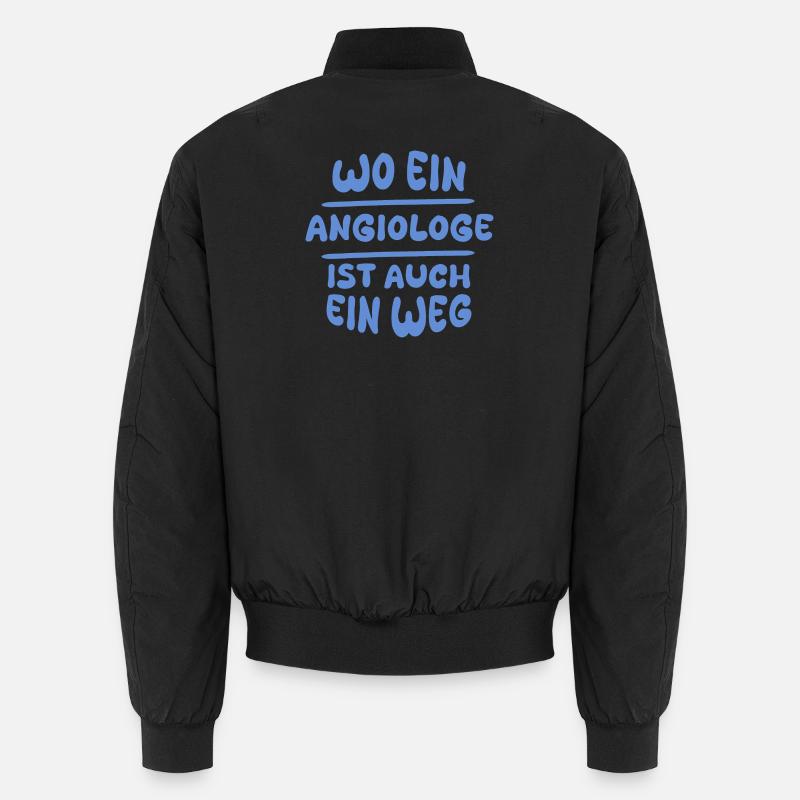 Angiologue en tant qu’angiologue - Bomber unisexe - noir