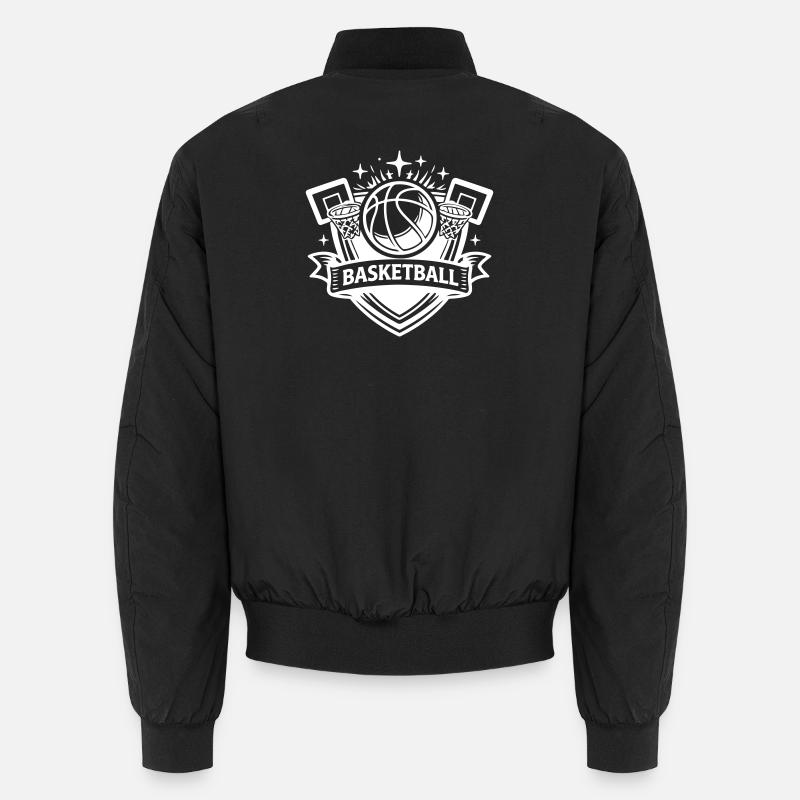 Basketball Crest Unisex Bomber Jacket