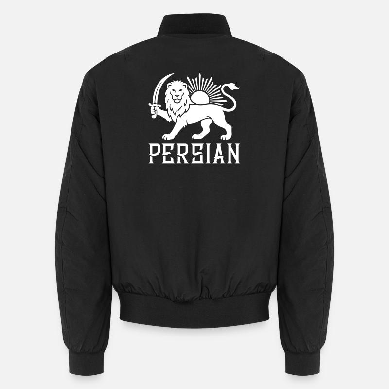 Persischer Löwe Persien Iran Unisex Bomberjacke